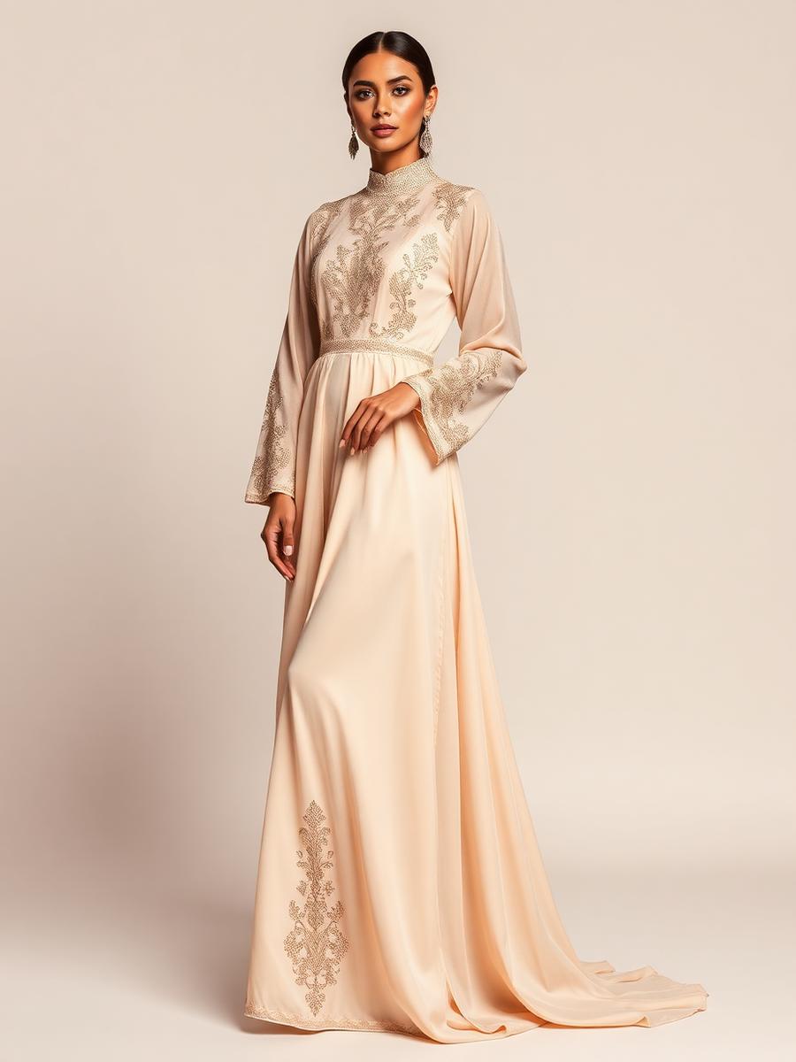 Signature Champagne Abaya